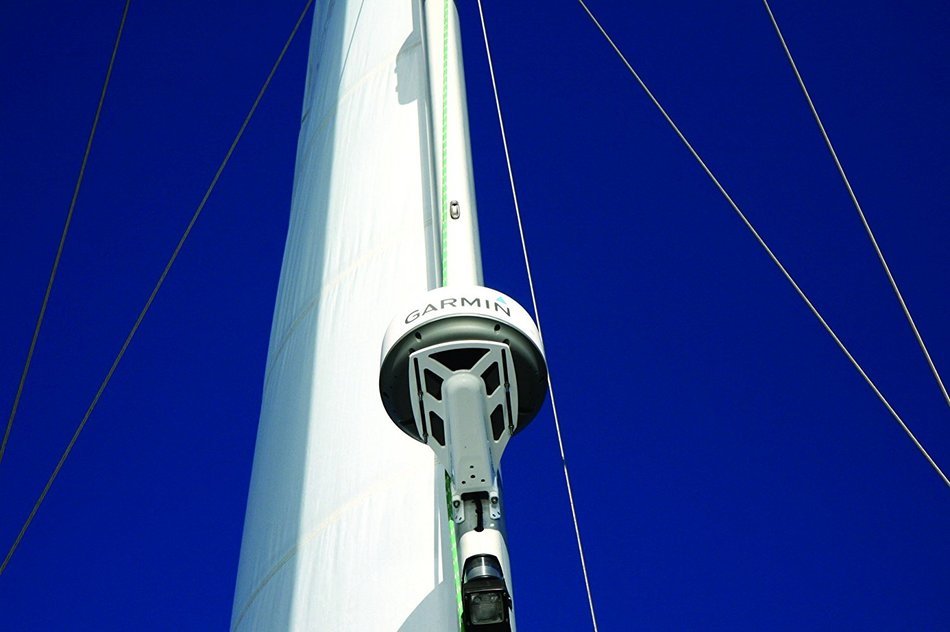 Seaview Mast Mount for 18" Radar Dome, White N3