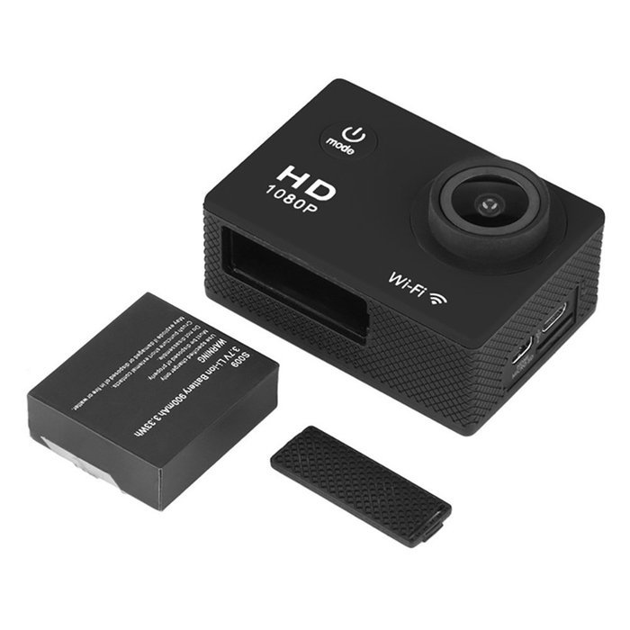 Waterproof Action Camera 12mp Hd 1080p 2.0 Inch LCD 170 Wide Angle Lens Automatic Enhanced Night Vision With 2... N2