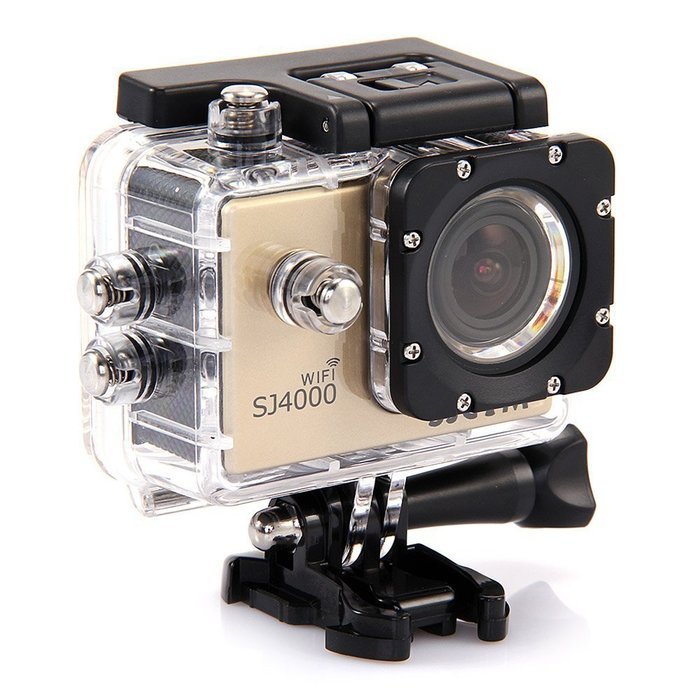 Generic 1080P 12MP 170 Degree Full HD Micro USB 2.0 Wifi SJ4000 Outdoor Sports DVR Cam Action DV Camera (Gold) N5