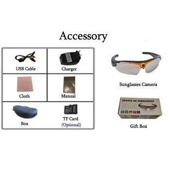 720PS HD 170&deg;C Wide Angle Glass Cam (Black) by Online-Enterprises N4