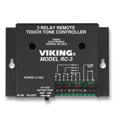 VIKING ELECTRONICS Control up to 3 Relay Contacts Remotely / RC-3 /
