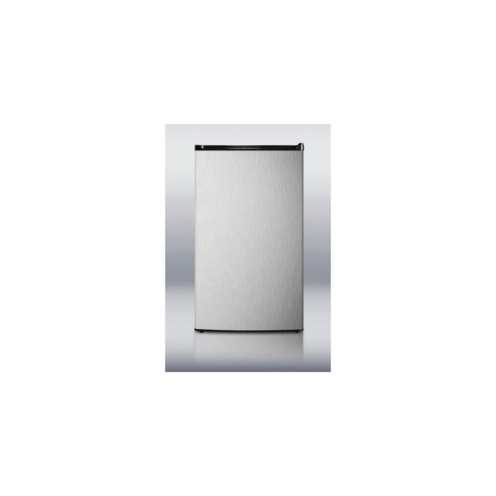 3.6 cu.ft. Compact Refrigerator/Freezer in Black w/ Auto Defrost & SS Door - Energy Star Rated FF43 N2