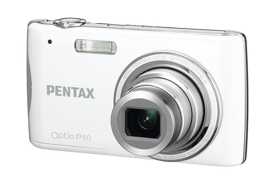 Pentax Optio E80 10MP Digital Camera with 3x Wide Angle Optical Zoom and 2.7-inch LCD (Silver) N5