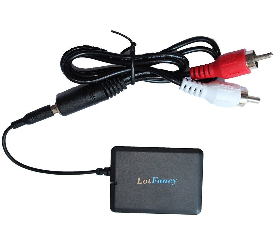 LotFancy Mini Wireless Bluetooth Audio Receiver - Adapter for Home Stereo, Portable Speakers, Headphones, Car... N4