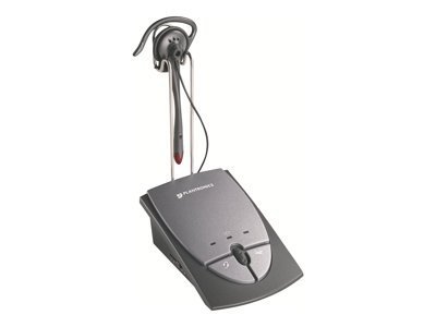Plantronics 65145-01 S12 Telephone Headset System - Mono - Gray - Wired - Over-the-head, Over-the-ear... N3