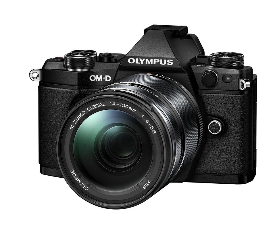 Olympus E-M5 Mark II BODY + 14-150mm II lens Kit Black - International Version (No Warranty)