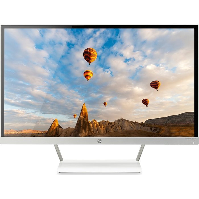 Hewlett Packard 2 Pavilion 27xw 27" IPS LED Backlit Monitors Bundle - Includes 2 Monitors N4