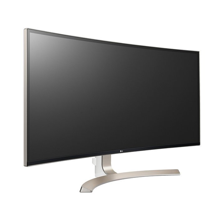 LG 38UC99-W 38-Inch 21:9 Curved UltraWide QHD+ IPS Monitor with Bluetooth Speakers N8