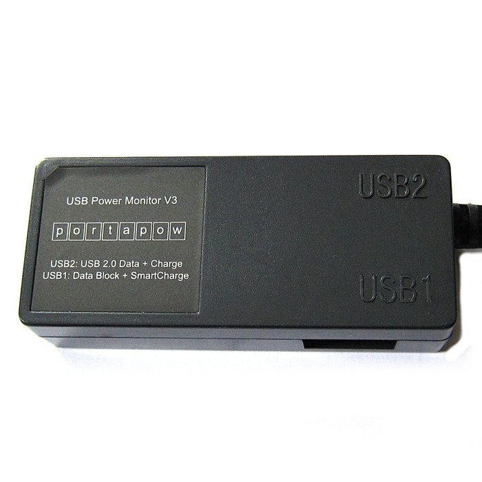 PortaPow Dual USB Power Monitor with SmartCharge Technology N3