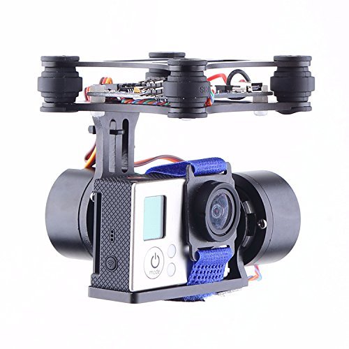 RioRand&reg; DJI Phantom Brushless Camera Gimbal w/Motors &Controller for Aerial movie(BLACK)