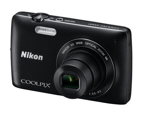 Nikon COOLPIX S4400 20.1MP 6X Optical Zoom Digital Camera - Black N3