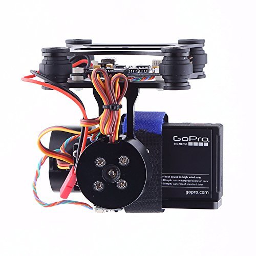 RioRand&reg; DJI Phantom Brushless Camera Gimbal w/Motors &Controller for Aerial movie(BLACK) N2
