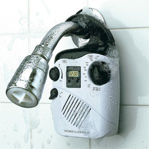 5th Avenue Shower Clock Radio