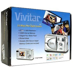 Vivitar ViviCam V3915 5.0MP 2x Zoom Digital Camera N3