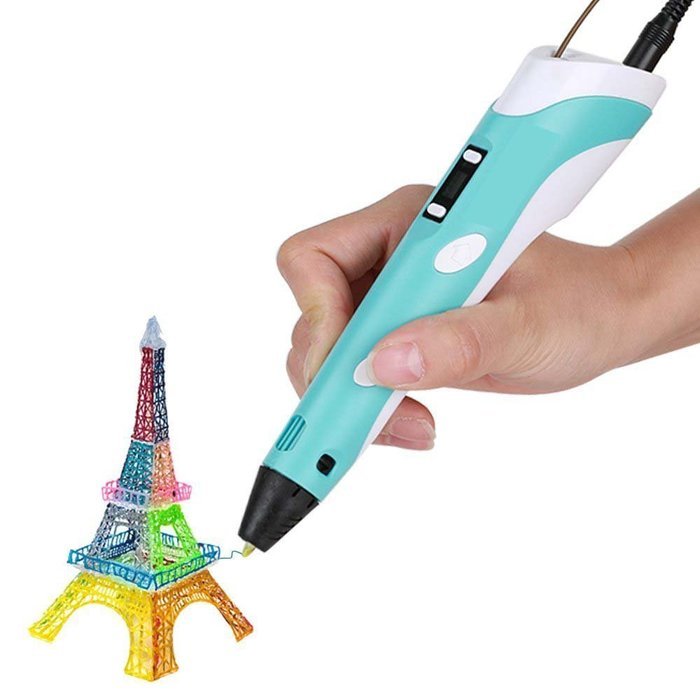 RioRand&reg;3D Printing Pen Ver.2015 Stereoscopic Drawing Pen LCD Screen ABS or PLA Printer Filament for 3D Craft... N5