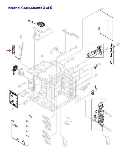 HP 4600 Formatter Fan 1 N2