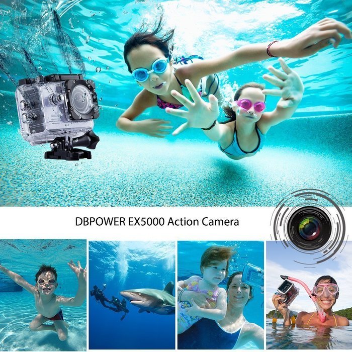 Kickoff 4K Sport Action Camera 2 inch Wi-Fi Sensor Sports & Action Camera 1080P Wrist 2.4G Wireless Portable for... N8
