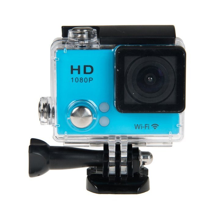 Green House-Full HD 1080P WIFI-Mode Wide Angle Waterproof Action Camera Sport DV Blue N2