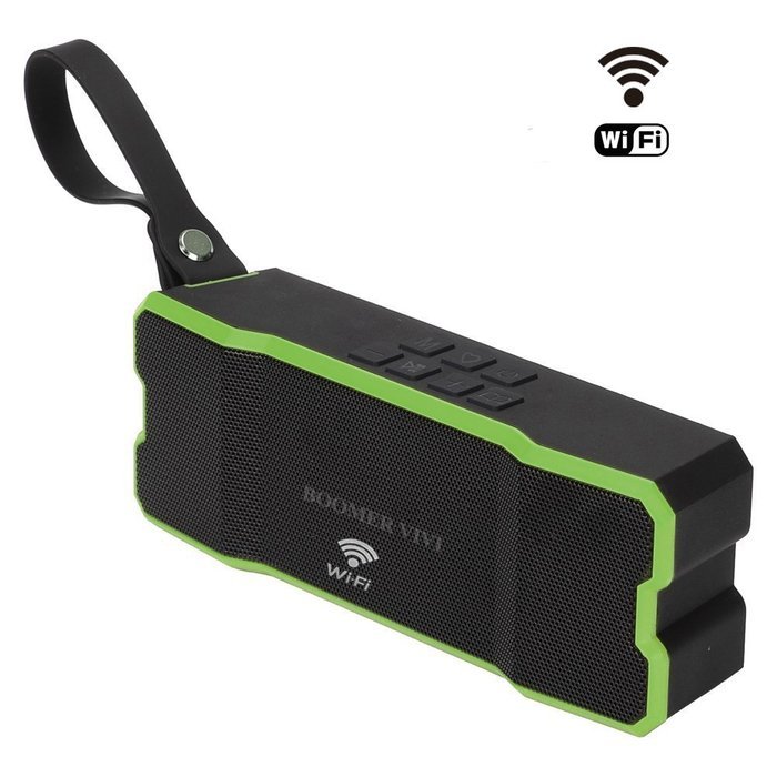 [Waterproof IPX7] BOOMER VIVI Portable Wi-Fi Speaker Enhanced Bass Wireless Multi-Room Sound 10Watt Powerful Dynamic... N8