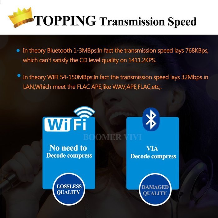 [Waterproof IPX7] BOOMER VIVI Portable Wi-Fi Speaker Enhanced Bass Wireless Multi-Room Sound 10Watt Powerful Dynamic... N10