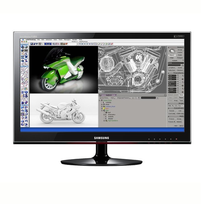 Samsung P2450H 24-Inch Widescreen Touch of Color LCD Monitor - Rose Black N3