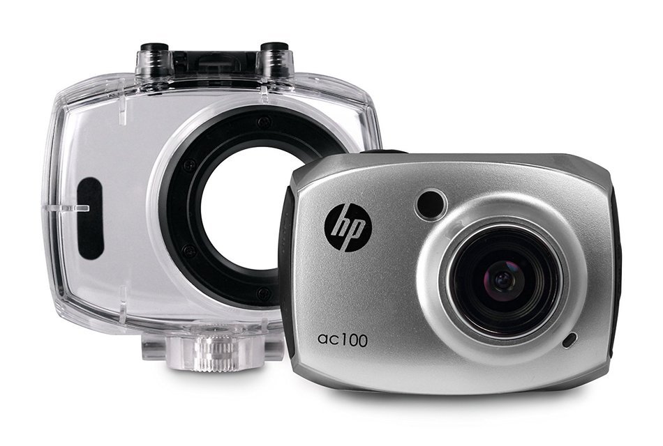 HP HP Action Cam HP ac100sHP Action Cam ac100 with 2.4" Touchscreen LCD, Silver Waterproof Video Camera with 2.4...
