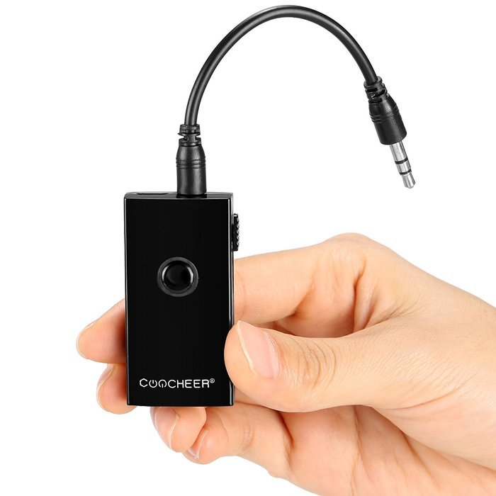 Coocheer 2-In-1 Audio Music Wireless Bluetooth Transmitter and Receiver With 3.5mm Stereo for iPod, PC, TV (Connect... N3