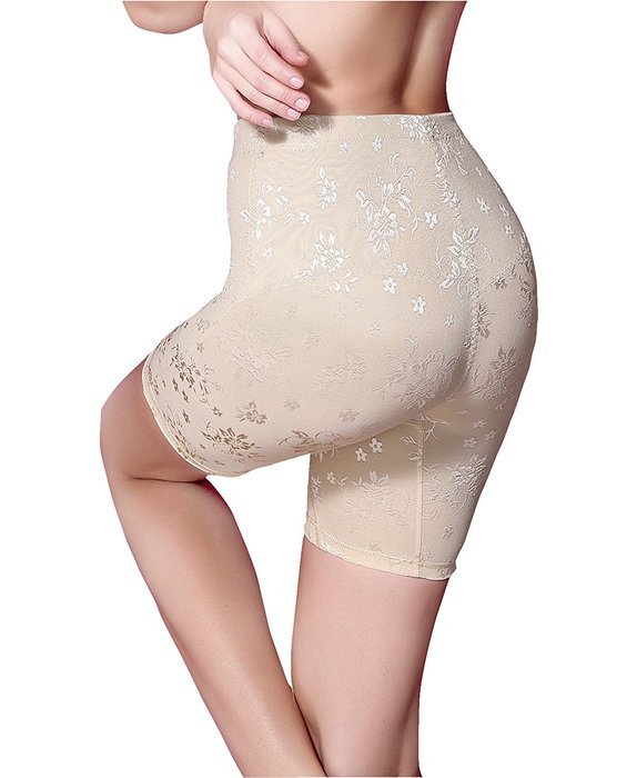 Women's Shapewear Hi-Waist Tummy Control Boyshort & Thigh Slimmer Panties Brief N13