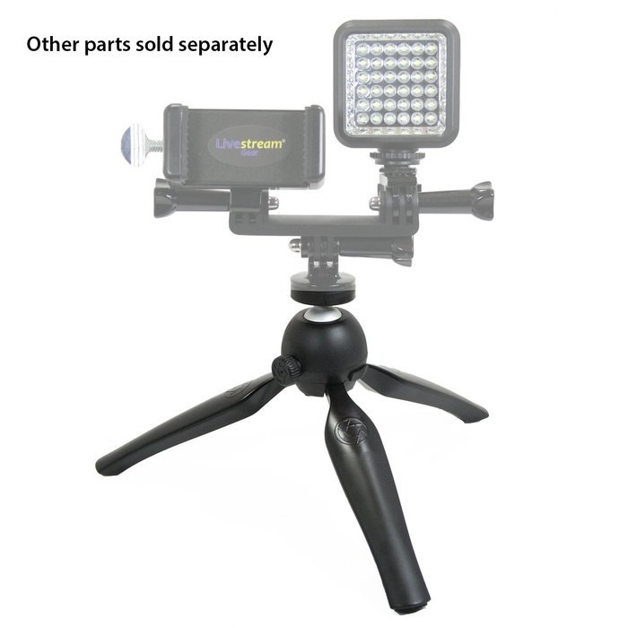 Livestream Gear&reg; - LED & Dual Mount Add-On. Easily Mount this to our Battery Hand Grip Setup. Awesome Parts for... N37