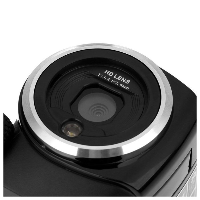 TOOGOO(R) HDV-107 Digital Video Camcorder Camera HD 720P 16MP DVR 2.7'' TFT LCD Screen 16x ZOOM Black N5