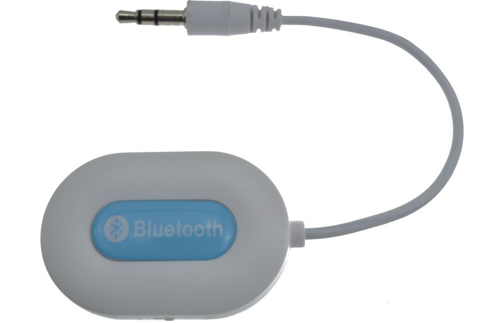 Jrelecs&reg; Bluetooth 3.5mm Audio Stereo Music Receiver for Speakers White