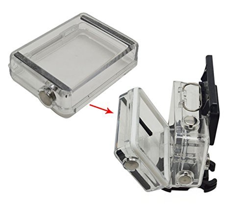 ProGear Clear Waterproof Housing Backdoor With Button For GoPro Hero 3+ LCD Version N2