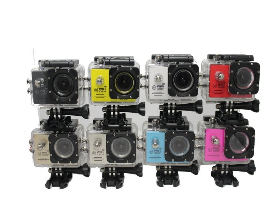 Olatec Sj7000 Waterproof Wifi Sports Camera 1080p Wvga, 2.0 Inch LCD 170&deg; Wide Angle Lens Outdoor Waterproof Hd... N10