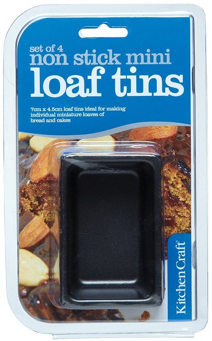 Set of 4 Mini (Individual) Loaf Pans N4