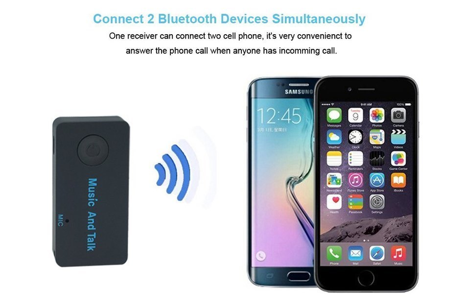 Bluetooth Receiver,Bluetooth Receiver SGRICE / Car Kit Mini Bluetooth 4.1 Receiver3.5mm Wireless Adapter for Home... N5