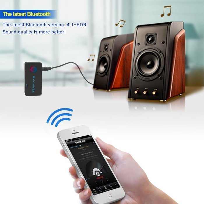 Bluetooth Receiver,Bluetooth Receiver SGRICE / Car Kit Mini Bluetooth 4.1 Receiver3.5mm Wireless Adapter for Home... N6