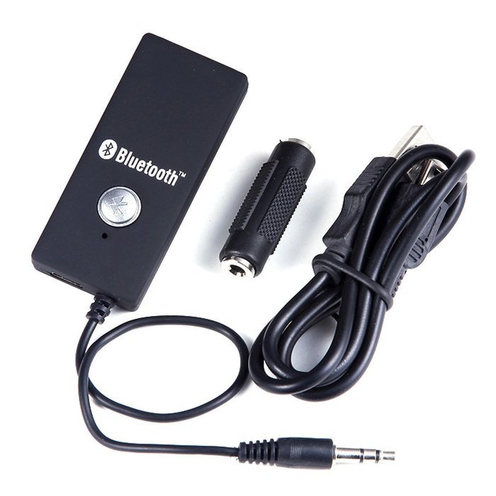 FIONA Bluetooth Audio Portable Receiver Adapter with 3.5mm Output and a USB Cable for Portable Speakers, Home... N6