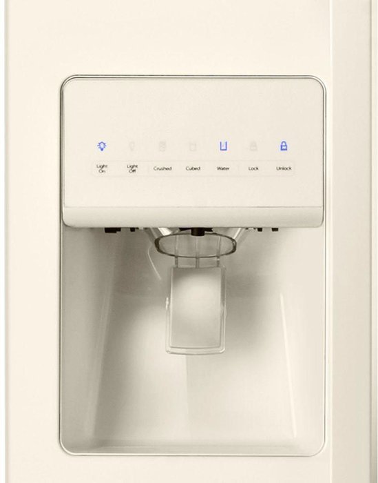 Whirlpool WRS322FDAT 22.0 Cu. Ft. Bisque Side-By-Side Refrigerator - Energy Star