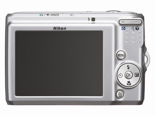 Nikon Coolpix L15 8MP Digital Camera with 3x Optical Vibration Reduction Zoom (Silver) (OLD MODEL) N2