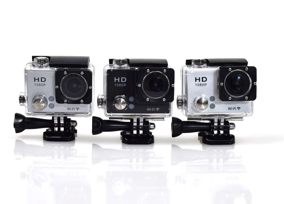 Pashion SD05W WiFi Action Camera 12MP Full HD 1080P H.264 2-Inch 140&deg; Wide Angle Lens Waterproof Diving HD Camcorder... N5