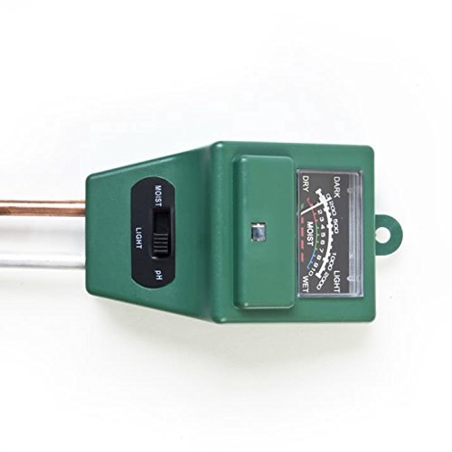 RioRand&reg; 3 in 1 PH Tester Soil Water Moisture Light Test Meter for Garden Plant Flower N4