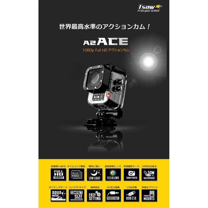 INBYTE FullHD action cam wearable camera ISAW A2 ACE N7