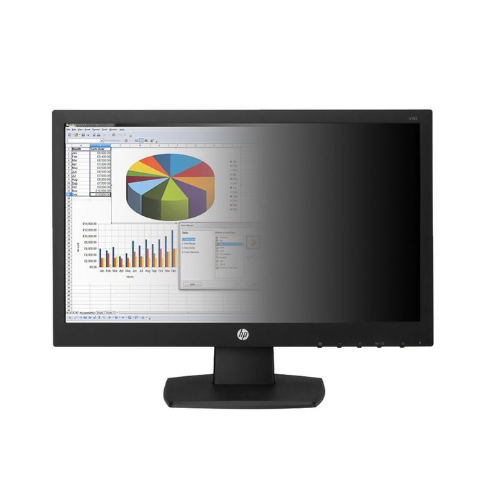 Privacyview PVH1851 18.5-Inch LED Monitor Integrated 3M Privacy Filter HP Display N2