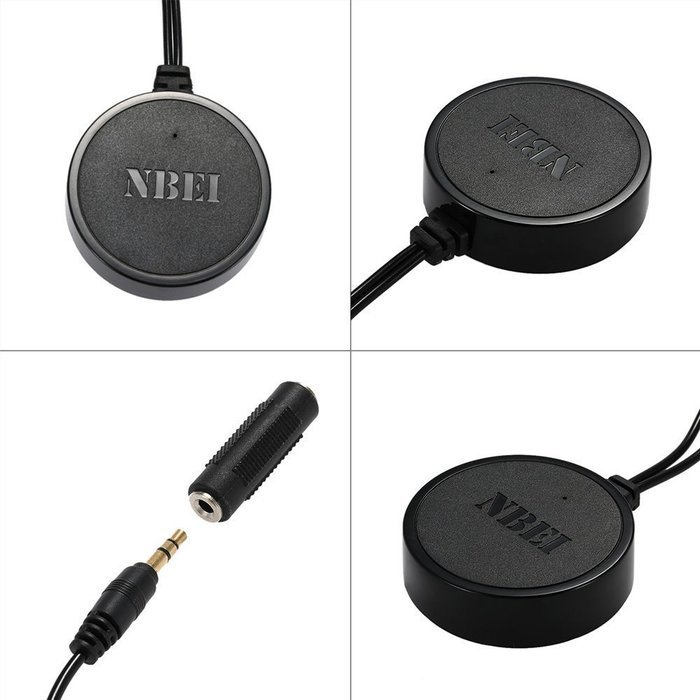 NBEI Stereo Bluetooth Receiver Audio Music Speaker Box 3.5mm Audio Plug for Speaker Car AUX Home Audio System... N2