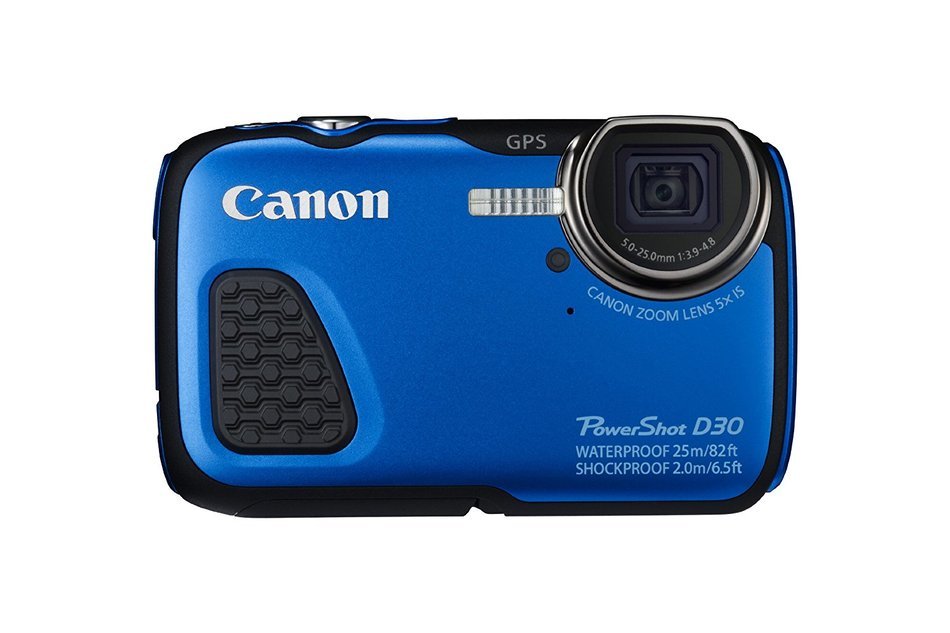 Canon PowerShot D30 Waterproof Digital Camera, Blue