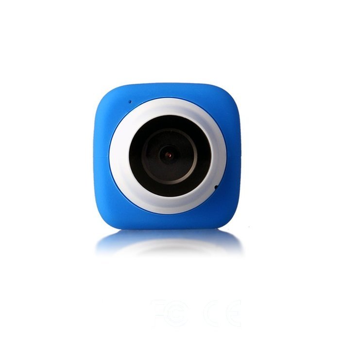 Kezoll WiFi Selfie Camera with Sticky and Magnetic Plates 16GB Memory Cards Included Blue