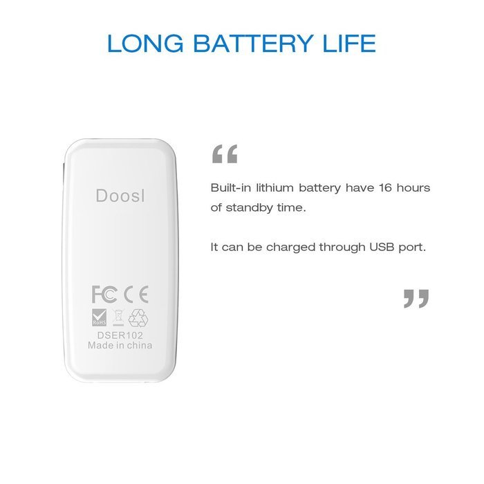 Doosl&reg; Bluetooth Receiver, 2nd Gen Portable Wireless Music Receiver Adapter for Audio Stereo Speaker & Car Kits... N13