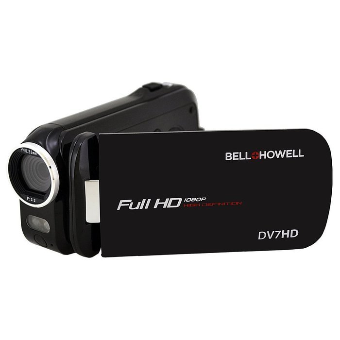 Bell + Howell Slice DV7HD 16 MP High-definition Black Camcorder with Touchscreen