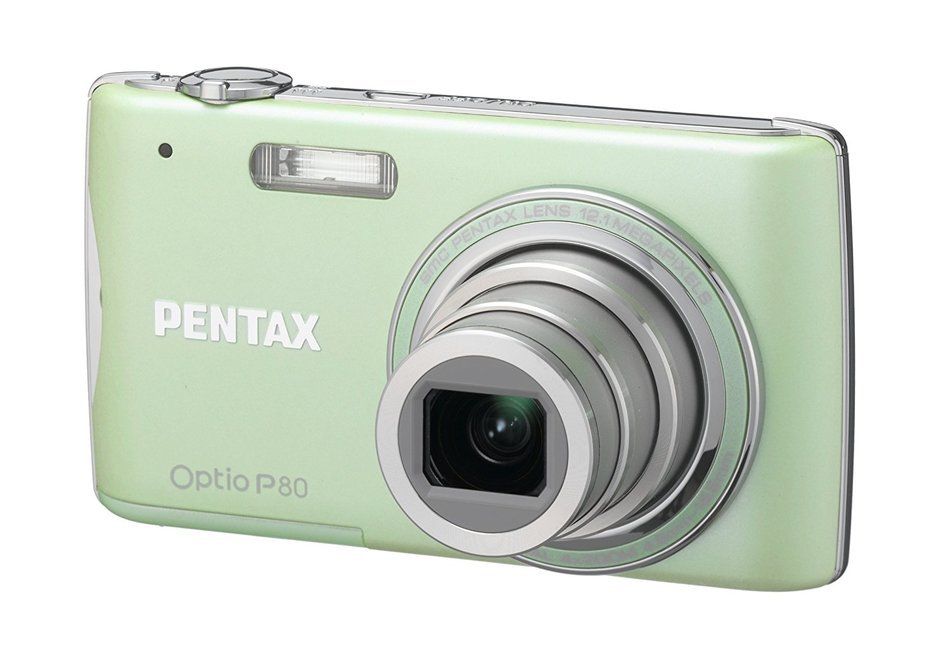Pentax Optio E80 10MP Digital Camera with 3x Wide Angle Optical Zoom and 2.7-inch LCD (Silver) N6
