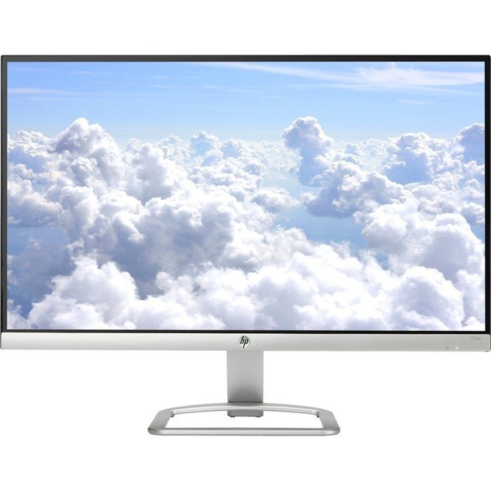 HP - 23" IPS LED HD Monitor - Blizzard white N3